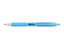 Guľôčkové pero, 0,38 mm, stláčací mechanizmus, UNI "SXN-101FL ", vodovo modré