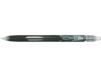 Guľôčkové pero, 0,27 mm, stláčací mechanizmus, ZEBRA "OLA", čierne