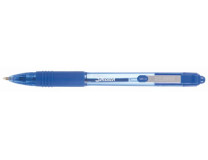 Guľôčkové pero, 0,27 mm, stláčací mechanizmus, ZEBRA "Z-Grip Smooth", modrá