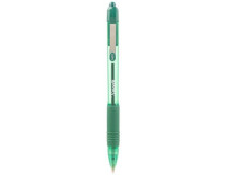 Guľôčkové pero, 0,27 mm, stláčací mechanizmus, ZEBRA "Z-Grip Smooth", zelené