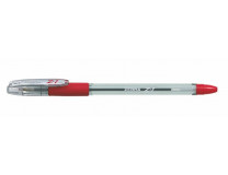 Guľôčkové pero, 0,24 mm, s vrchnákom, ZEBRA "Z-1", červená
