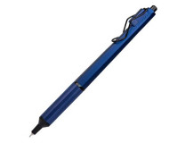 Guľôčkové pero, 0,28 mm, stláčací mechanizmus, modré telo, UNI "SXN-1003 Jetstream", čierna