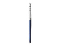 Guľôčkové pero, 0,7 mm, strieborný klip, royal modré telo pera, PARKER, "Royal Jotter", modré
