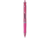 Guľôčkové pero, 0,25 mm, stláčací mechanizmus, PILOT "Acroball", ružové
