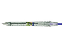 Guľôčkové pero, 0,27 mm, stláčací mechanizmus, PILOT "B2P EcoBall", modré