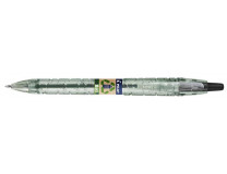 Guľôčkové pero, 0,27 mm, stláčací mechanizmus, PILOT "B2P EcoBall", čierne