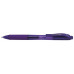 Gélové pero, 0,35 mm, stláčací mechanizmus, PENTEL "EnerGelX BL107", fialová