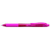 Gélové pero, 0,35 mm, stláčací mechanizmus, PENTEL "EnerGelX BL107", ružová
