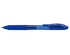 Gélové pero, 0,35 mm, stláčací mechanizmus, PENTEL "EnerGelX BL107", tmavomodrá