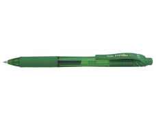 Gélové pero, 0,35 mm, stláčací mechanizmus, PENTEL "EnerGelX BL107", zelená