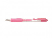 Gélové pero, 0,32 mm, stláčací mechanizmus, PILOT "G-2 Pastel", ružové