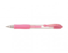 Gélové pero, 0,32 mm, stláčací mechanizmus, PILOT "G-2 Pastel", ružové