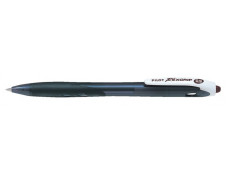 Guľôčkové pero, 0,21 mm, stláčací mechanizmus, PILOT "Rexgrip EF", čierne