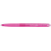 Guľôčkové pero, 0,22 mm, stláčací mechanizmus, PILOT "Super Grip G", ružové
