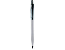 Guľôčkové pero, 0,8 mm, stláčací mechanizmus, biele telo pera, PAX, modrá