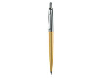 Guľôčkové pero, 0,8 mm, stláčací mechanizmus, žlté telo pera, PAX, modrá