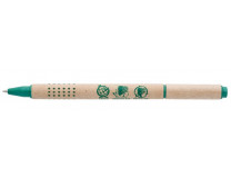 Guľôčkové pero "Green", materiál tela pera: papier, 40 ks