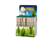Guľôčkové pero "Green", materiál tela pera: papier, 64 ks