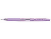 Guľôčkové pero, 0,7 mm, stláčací mechanizmusstláčací mechanizmus, PENAC "Sleek Touch", fialové