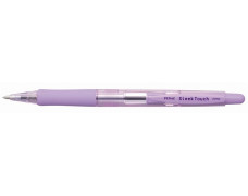Guľôčkové pero, 0,7 mm, stláčací mechanizmusstláčací mechanizmus, PENAC "Sleek Touch", fialové