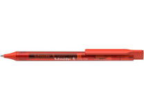 Gélové pero, 0,4 mm, stláčací mechanizmus, SCHNEIDER "Fave Gel", červené