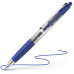 Gélové pero, 0,4 mm, stláčací mechanizmus, SCHNEIDER "Gelion +", modrá