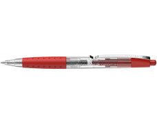 Gélové pero, 0,4 mm, stláčací mechanizmus, SCHNEIDER "Gelion +", červená