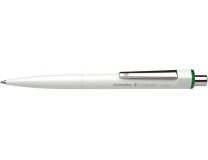 Guľôčkové pero, 0,5 mm, stláčací mechanizmus, SCHNEIDER "K3 Biosafe", zelená
