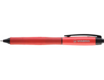 Gélové pero, 0,38 mm, stláčací mechanizmus, STABILO "Palette", červená