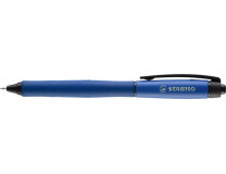 Gélové pero, 0,38 mm, stláčací mechanizmus, STABILO "Palette", modrá