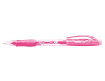 Guľôčkové pero, 0,4 mm, stláčací mechanizmus, STABILO "Marathon", ružové