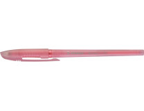 Guľôčkové pero, 0,35 mm, s vrchnákom, STABILO "Re-Liner", ružové
