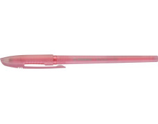 Guľôčkové pero, 0,35 mm, s vrchnákom, STABILO "Re-Liner", ružové