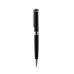 Guľôčkové pero, čierna, "Rimini", s aqua modrým krištáľom SWAROVSKI®, 14 cm, ART CRYSTELLA®