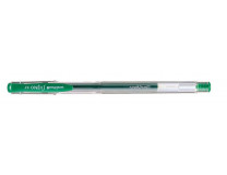 Gélové pero, 0,4 mm, s vrchnákom, UNI "UM-100 Signo Fine", zelené