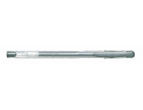 Gélové pero, 0,4 mm, s  uzáverom, UNI "UM-100 Signo Fine", strieborné