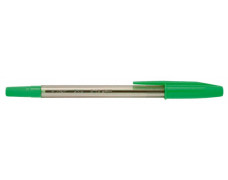 Guľôčkové pero, 0,35 mm, s vrchnákom, UNI "SA-S", zelené