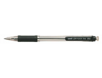 Guľôčkové pero, 0,3 mm, stláčací mechanizmus, UNI "SN-101", čierne