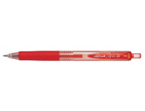 Gélové pero, 0,2 mm, stláčací mechanizmus, UNI "UMN-138", červené