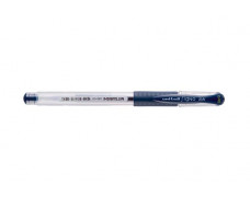 Gélové pero, 0,38 mm, s vrchnákom, UNI "UM-151 Signo DX", tmavomodré