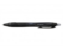 Guľôčkové pero, 0,3 mm, stláčací mechanizmus, čierne telo, UNI "SXN-157S Jetstream Sport", čierne