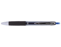 Gélové pero, 0,4 mm, stláčací mechanizmus, UNI "UMN-207", modré
