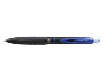 Gélové pero, stláčací mechanizmus, UNI "UMN-307", modré