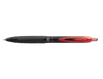 Gélové pero, stláčací mechanizmus, UNI "UMN-307", červené