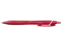 Guľôčkové pero, 0,35 mm, stláčací mechanizmus, UNI "SXN-150C Jetstream", červené