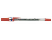 Guľôčkové pero, 0,24 mm, s vrchnákom, ZEBRA "N-5200", červená