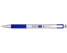 Gélové pero, 0,38 mm, stláčací mechanizmus, ZEBRA "G-301", modrá