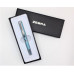 Guľôčkové pero, 0,24 mm, teleskopické, farba tela: metalická svetlomodrá, ZEBRA "SL-F1", modrá