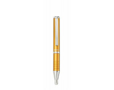 Guľôčkové pero, 0,24 mm, teleskopické, zlaté telo, ZEBRA "SL-F1", modrá