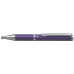 Guličkové pero, 0,24 mm, teleskopické, farba tela: metalická fialová, ZEBRA "SL-F1", modrá